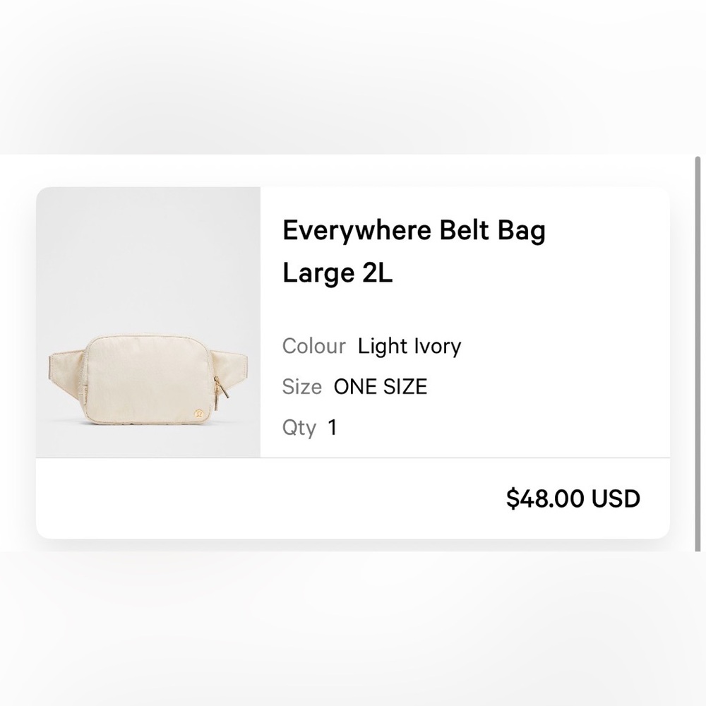 Lululemon Everywhere Belt Bag 2L